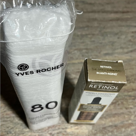 NIB Retinol anti-wrinkle intensive firming serum & Yves Rocher makeup removal - Picture 3 of 16